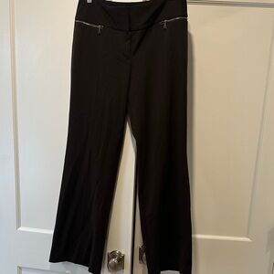 Express Women's Editor Trouser - Brown with Zipper pockets